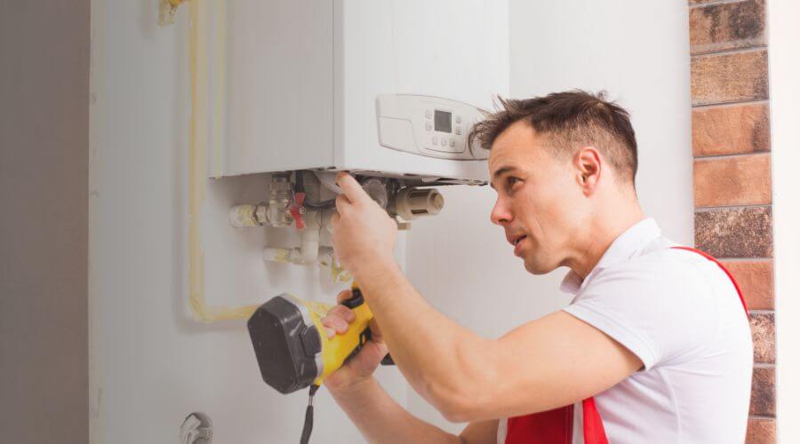 Local tankless water heater installation in White Heath, IL